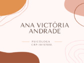 Psicóloga Ana Victória Andrade