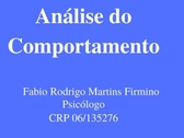 Fabio Rodrigo Martins Firmino Psicólogo