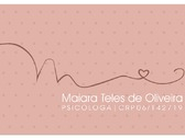 Psicóloga Maiara Teles de Oliveira