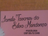 Jamile Tavares da Silva Mendonça Psicóloga