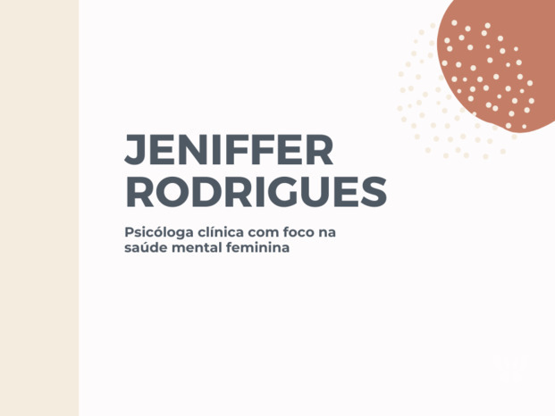 Psicóloga Jeniffer Rodrigues