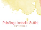 Clínica de Psicologia Isabella Suttini