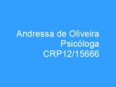 Psicóloga Andressa de Oliveira