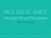 Psicóloga Malu Ribeiro Duarte